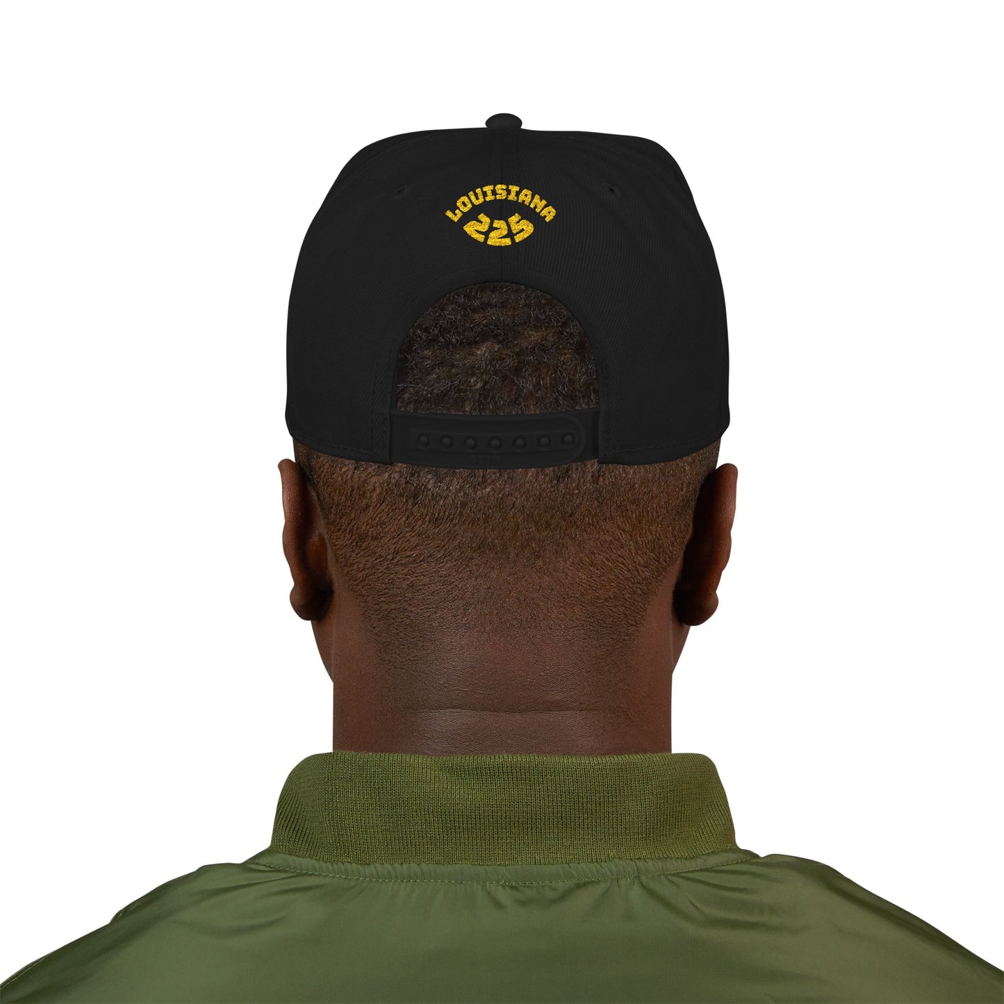 Colorful Embroidered Louisiana Mindstate 225 Snapback Cap for Casual Style, Unisex Accessories, Summer Adventures, Streetwear Fashion, Gift for Him/Her