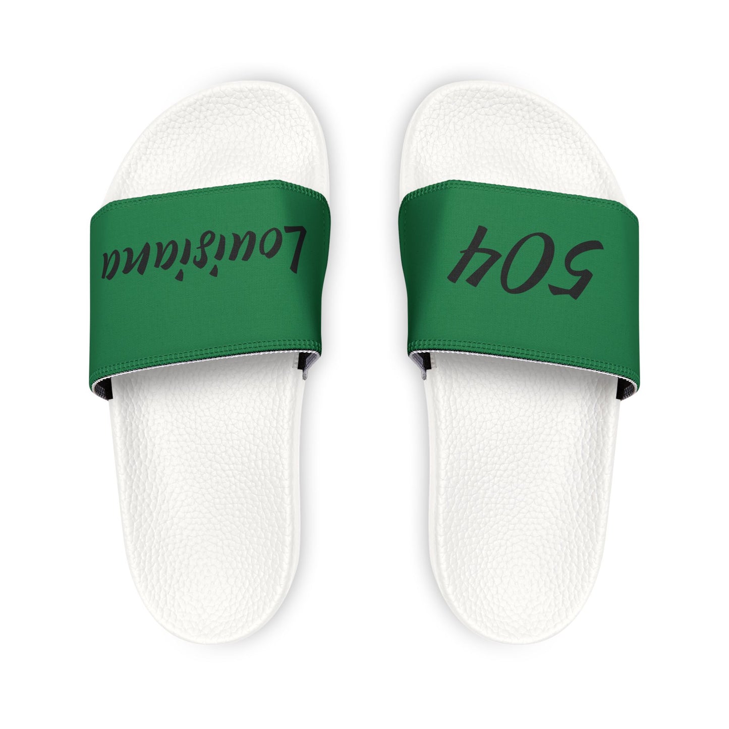 504 Louisiana Stylish Women's Removable-Strap Sandals with Customizable Text, Summer Footwear, Beach Sandals, Casual Slippers, Gift for Her