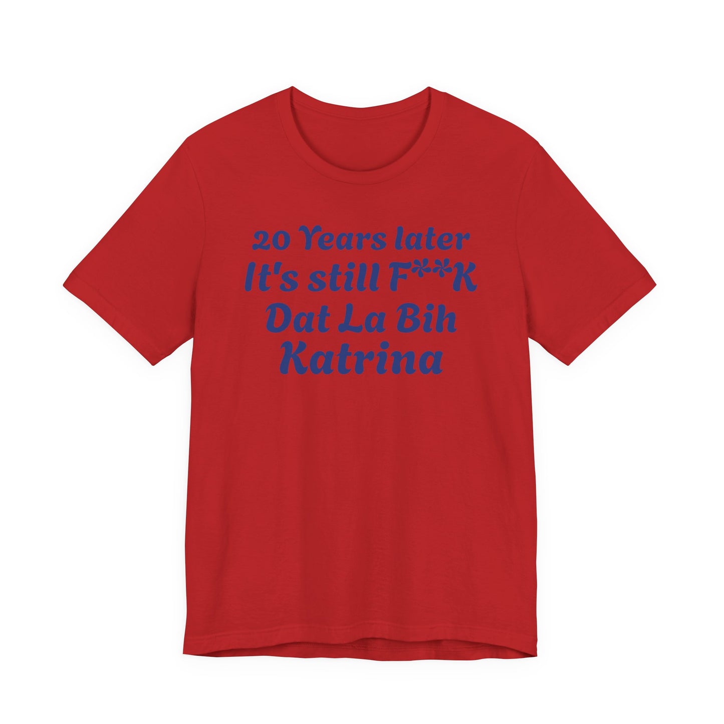 20 Year Anniversary Katrina Remembrance Unisex Tee - 20 Years Later, New Orleans Tribute, Casual Wear, Hurricane Awareness, Unique Gift