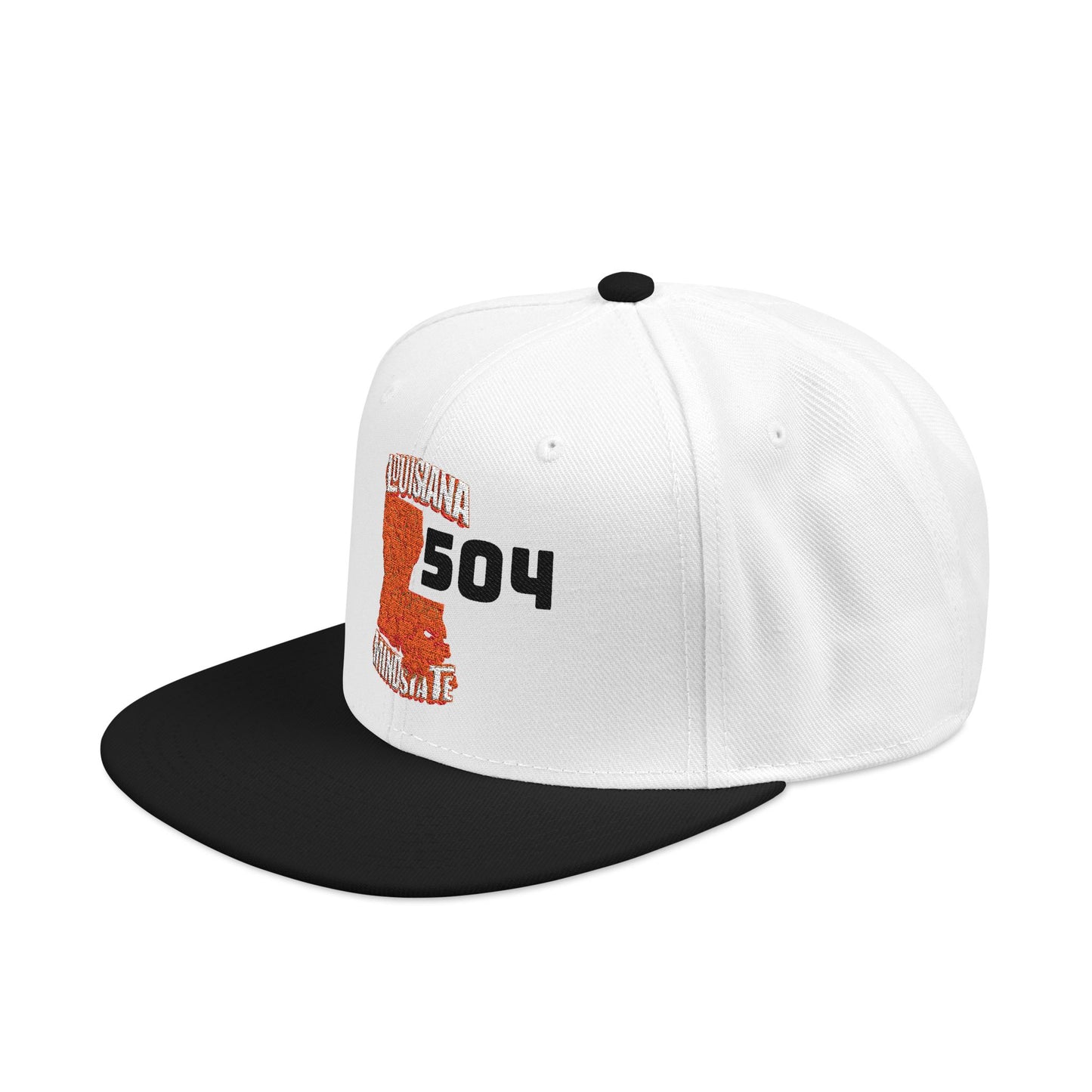Stylish Embroidered Louisiana Mindstate 504 Snapback Hat, Fashionable Baseball Cap, Trendy Headwear, Casual Streetwear, Perfect Gift for Hipsters