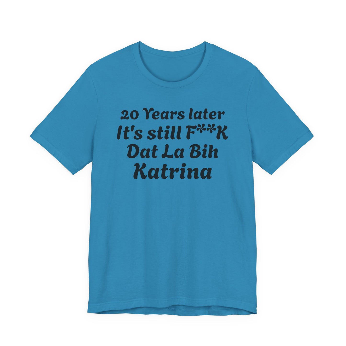 20 Year Anniversary Katrina Remembrance Unisex Tee - 20 Years Later, New Orleans Tribute, Casual Wear, Hurricane Awareness, Unique Gift