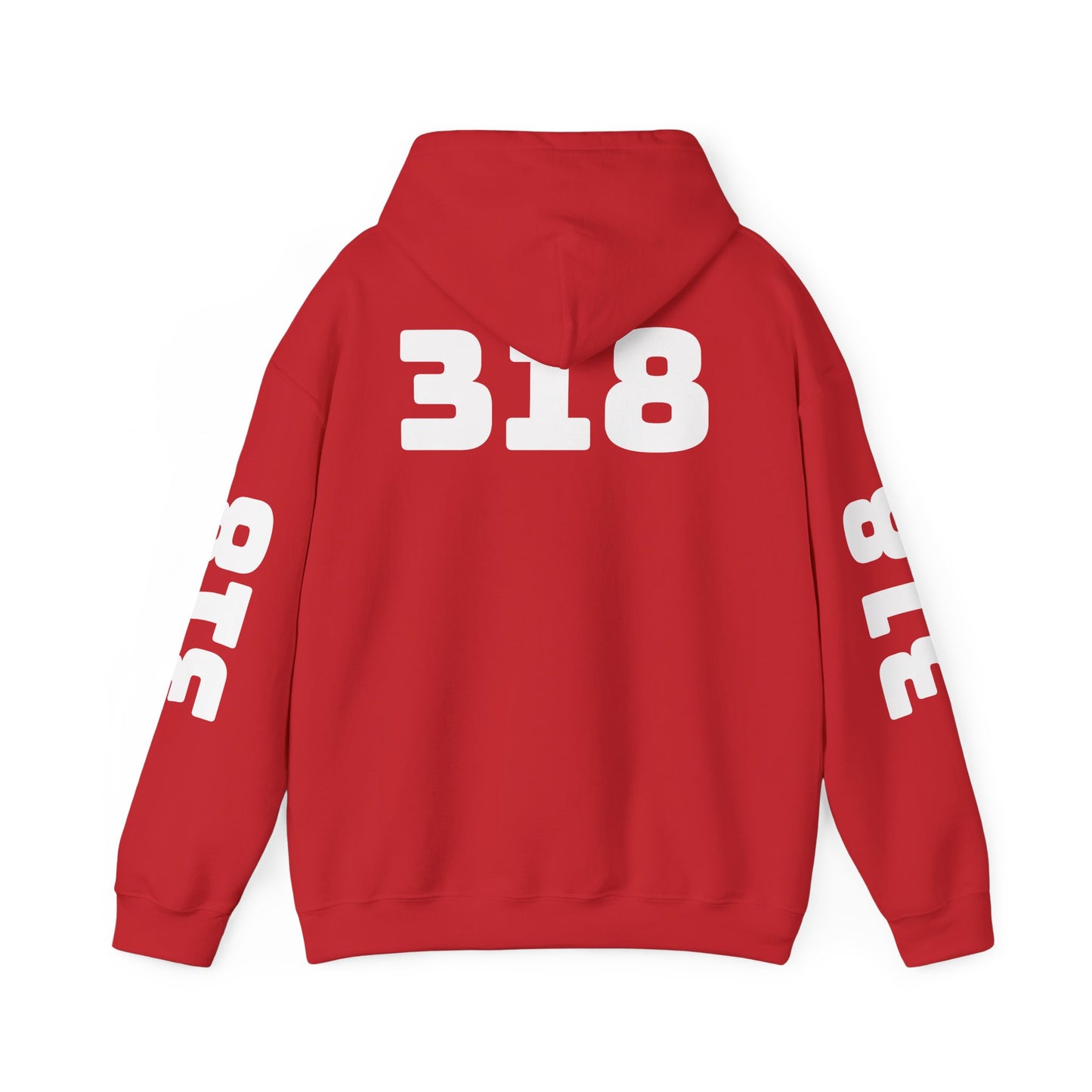 Louisiana Mindstate 318 Community Unisex Hoodie - Cozy Sweatshirt for Fall, Gift for Students, Casual Wear, Home Lounge, Travel Essentials