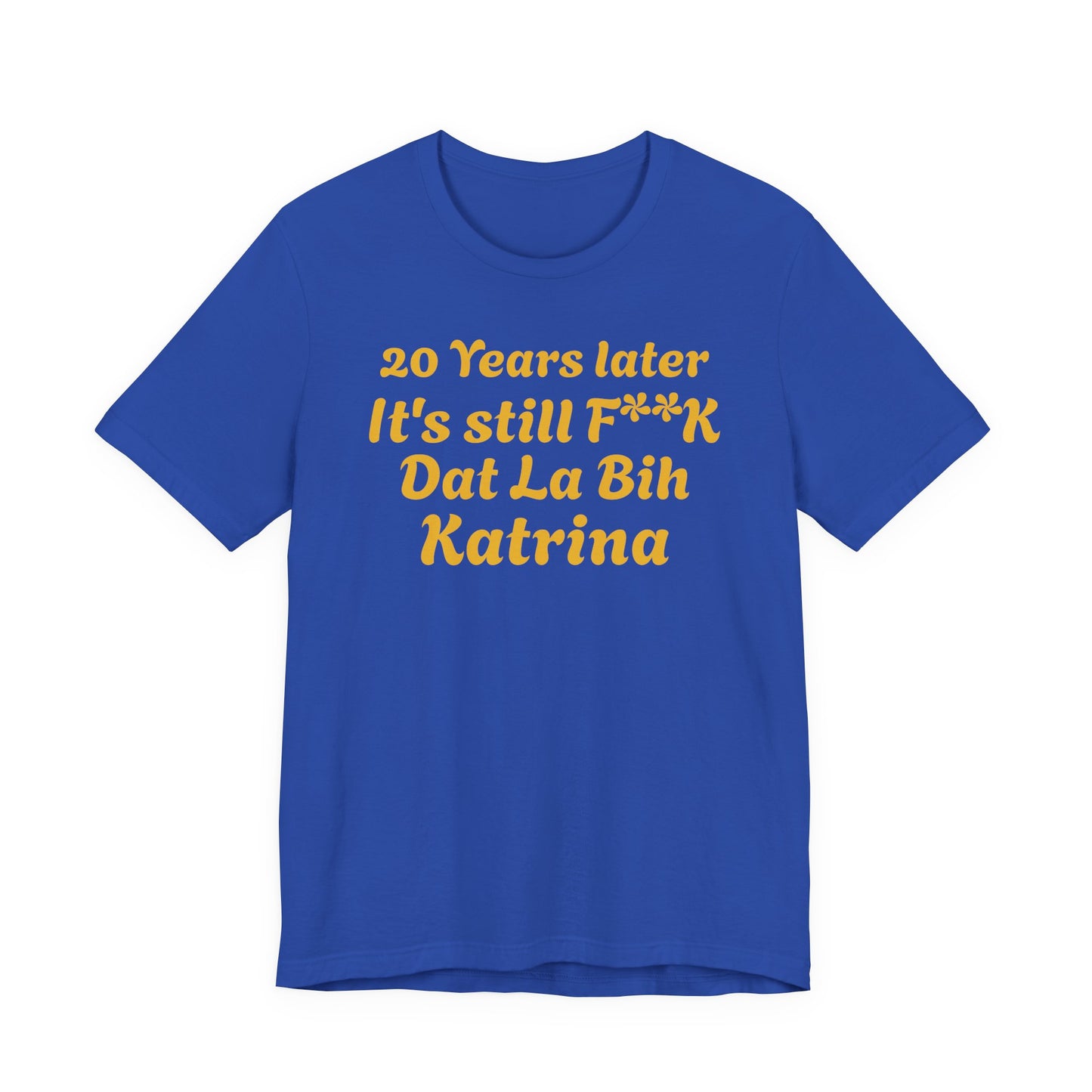 20 Year Anniversary Katrina Remembrance Unisex Tee - 20 Years Later, New Orleans Tribute, Casual Wear, Hurricane Awareness, Unique Gift