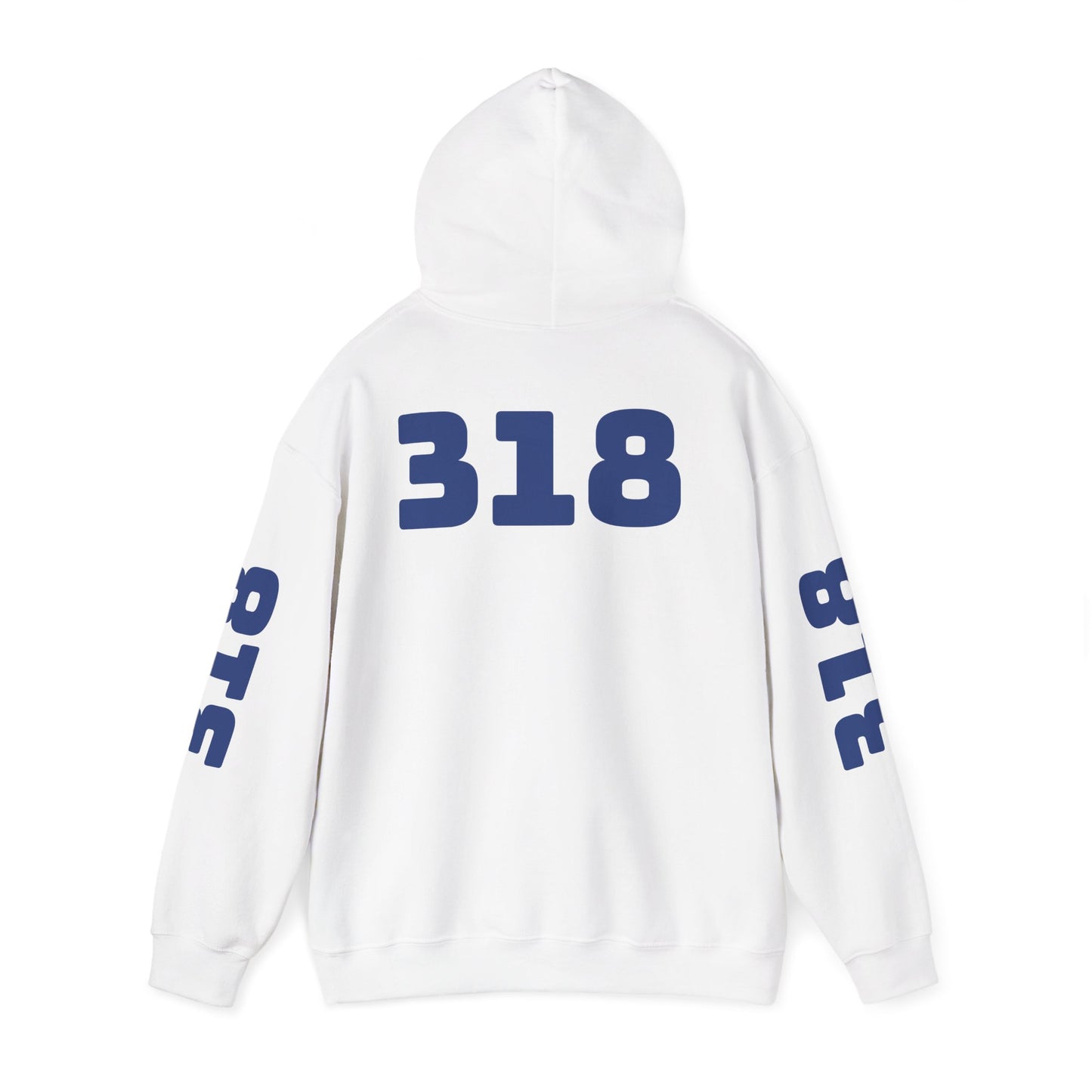 Louisiana Mindstate 318 Community Unisex Hoodie - Cozy Sweatshirt for Fall, Gift for Students, Casual Wear, Home Lounge, Travel Essentials