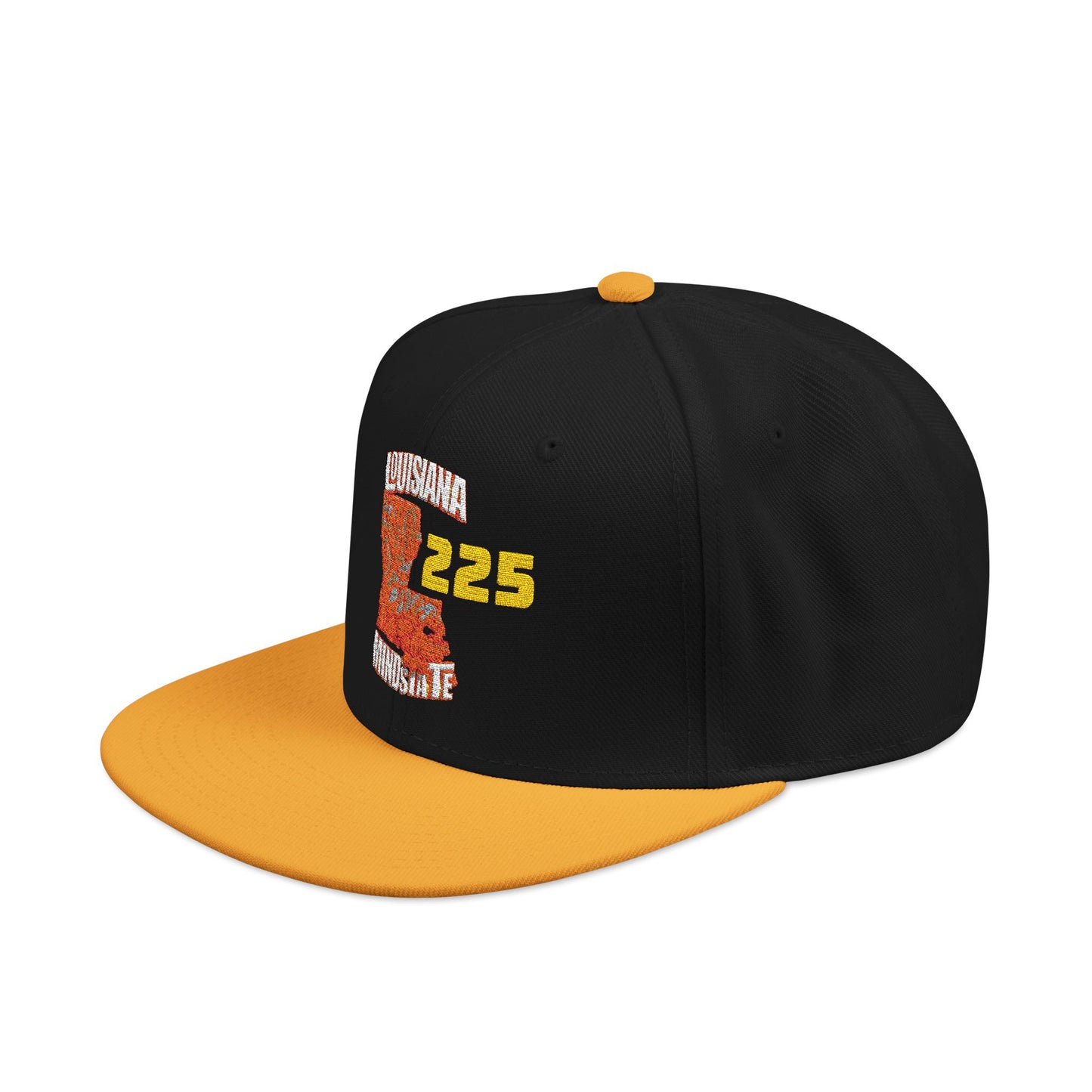 Colorful Embroidered Louisiana Mindstate 225 Snapback Cap for Casual Style, Unisex Accessories, Summer Adventures, Streetwear Fashion, Gift for Him/Her