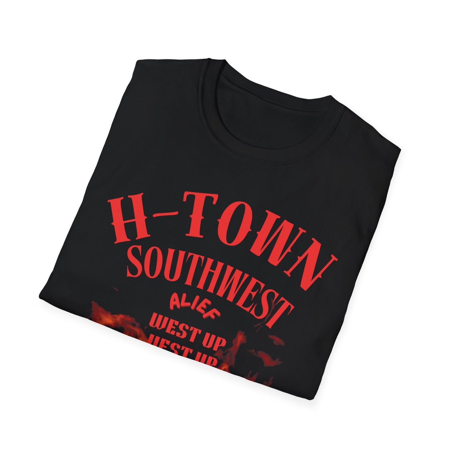 H-Town Southwest Alief Unisex T-Shirt, Casual Wear, Texas Pride Apparel, Festival Outfit, Gift for Texans, Summer Fashion