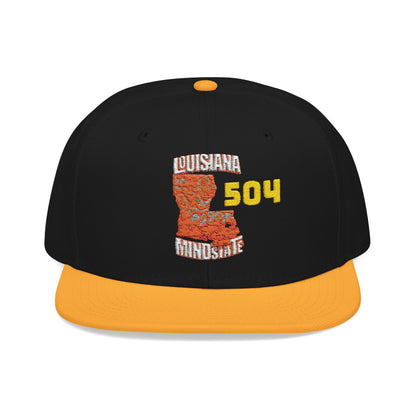 Embroidered Louisiana Mindstate 504 Snapback Cap with 504 Design, Trendy Hat for Street Style, Gift for Sports Fans, Cool Summer Accessory, Urban Wear, [...]