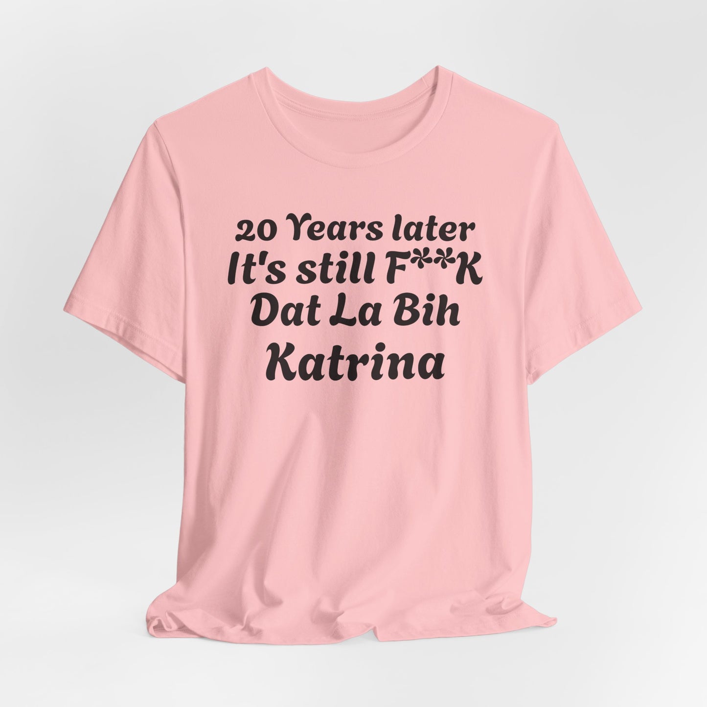 20 Year Anniversary Katrina Remembrance Unisex Tee - 20 Years Later, New Orleans Tribute, Casual Wear, Hurricane Awareness, Unique Gift