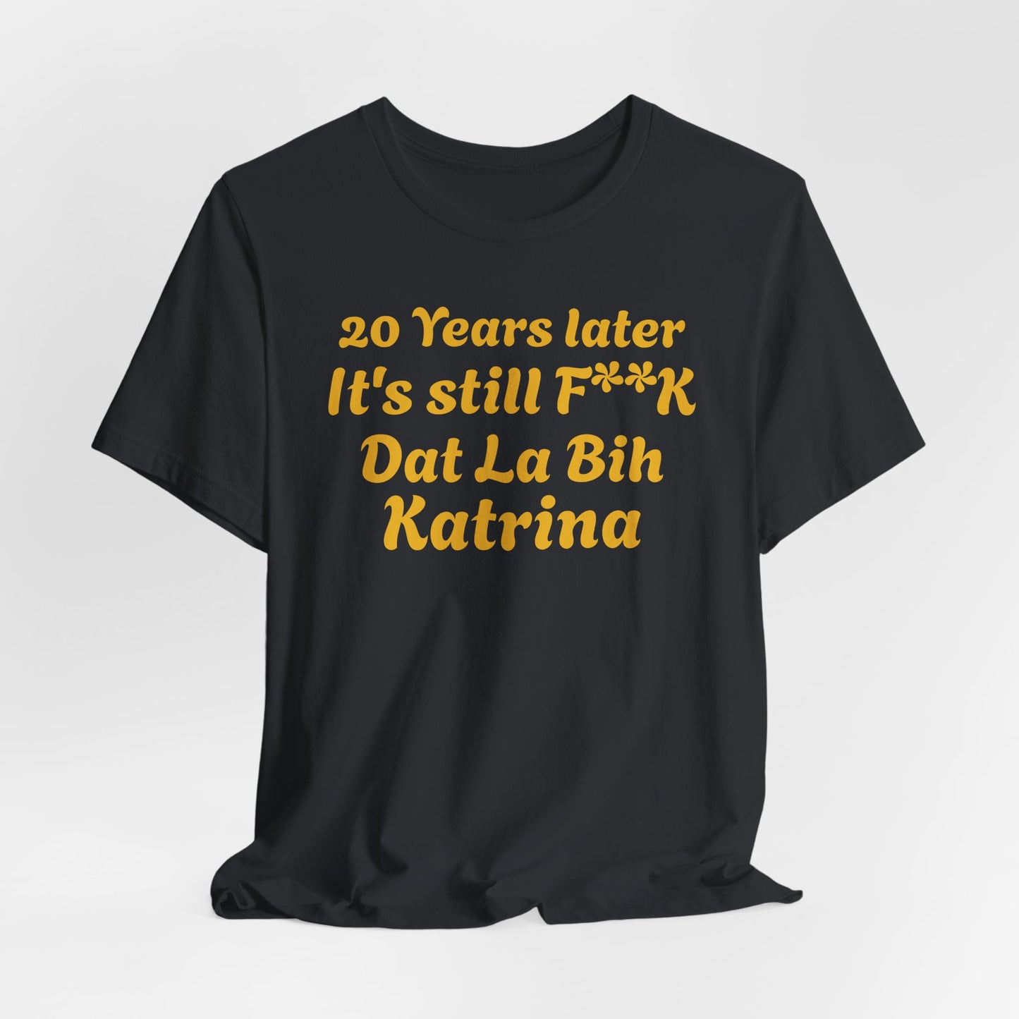 20 Year Anniversary Katrina Remembrance Unisex Tee - 20 Years Later, New Orleans Tribute, Casual Wear, Hurricane Awareness, Unique Gift
