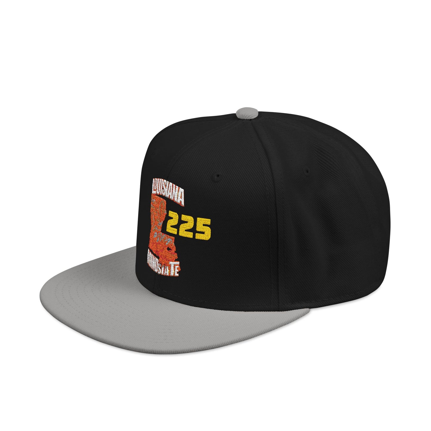 Colorful Embroidered Louisiana Mindstate 225 Snapback Cap for Casual Style, Unisex Accessories, Summer Adventures, Streetwear Fashion, Gift for Him/Her